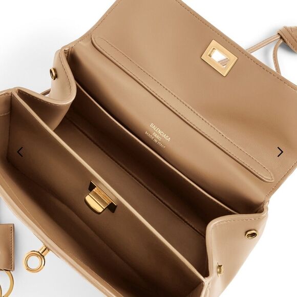 Balenciaga  RODEO HANDBAG MINI IN LATTE NWT - Picture 2 of 5